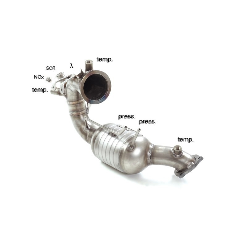 Catalyseur sport Ragazzon pour AUDI A6 C7 (4G) (11/2010 - Aujourd'hui) 54.0375.01 / A6 Quattro C7 (4G) (11/2010