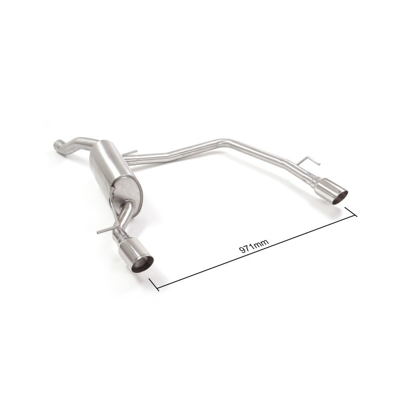 Silencieux arrière Ragazzon pour SEAT Ibiza VII (6F) (01/2017 - Aujourd'hui) 50.0880.60