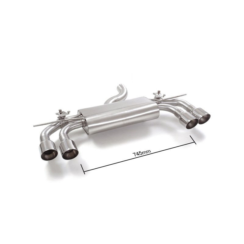 Silencieux arrière Ragazzon pour VOLKSWAGEN Golf VII 4Motion Facelift (11/2016 - Aujourd'hui) 50.0876.64