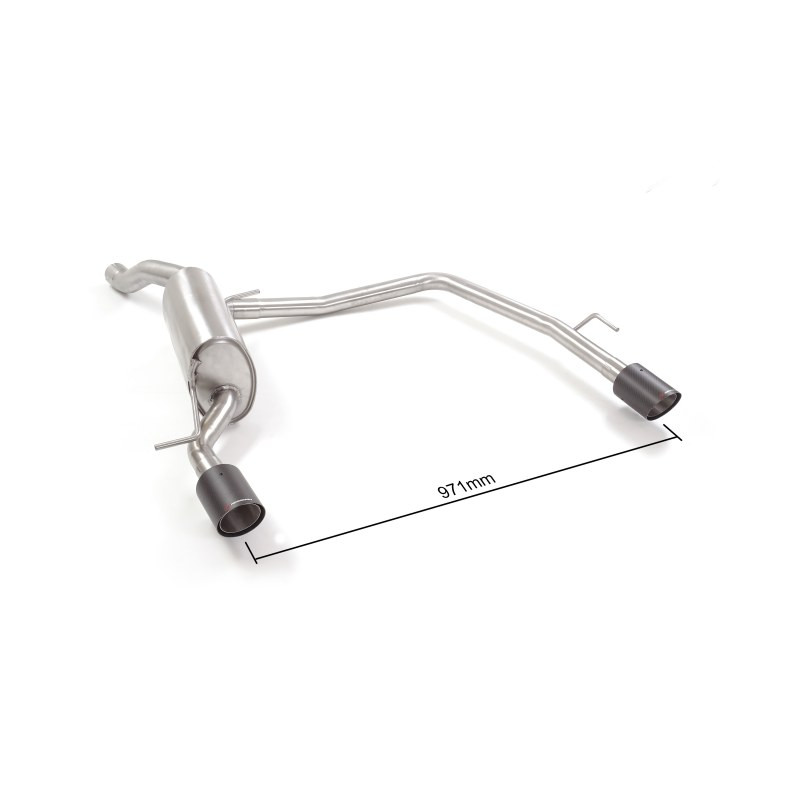 Silencieux arrière Ragazzon pour SEAT Ibiza VII (6F) (01/2017 - Aujourd'hui) 50.0880.73