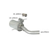 Silencieux intermédiaire Ragazzon pour VOLKSWAGEN Golf VI (10/2008 - 11/2012) 57.0073.00