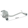 Silencieux arrière Ragazzon pour ALFA ROMEO GT (09/2003 - 06/2010) 50.0105.06