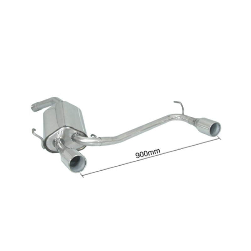 Silencieux arrière Ragazzon pour ALFA ROMEO GT (09/2003 - 06/2010) 50.0106.06