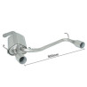 Silencieux arrière Ragazzon pour ALFA ROMEO GT (09/2003 - 06/2010) 50.0106.06
