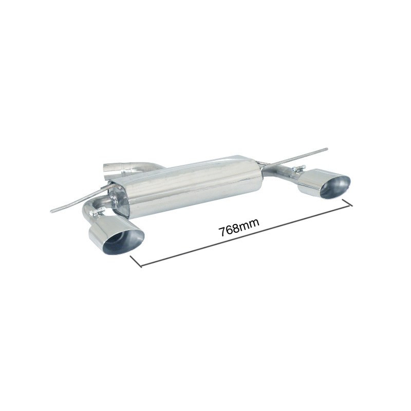 Silencieux arrière Ragazzon pour SEAT Leon II (1P) (07/2005 - 01/2013) 50.0189.12