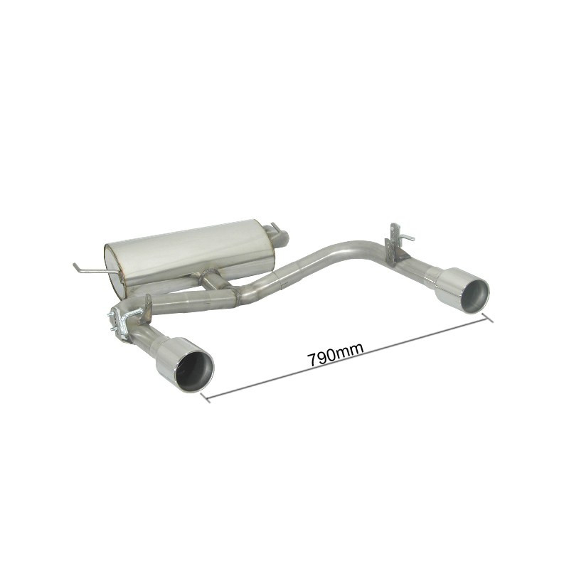 Silencieux arrière Ragazzon pour TOYOTA Celica (ZT230) (08/1999 - 09/2005) 50.0066.06