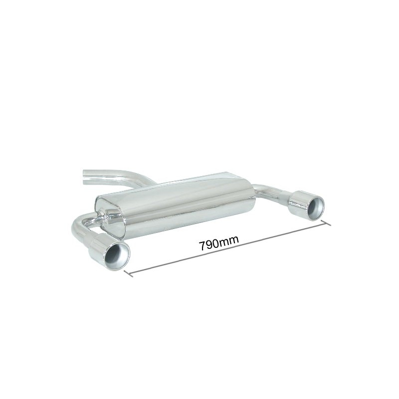 Silencieux arrière Ragazzon pour VOLKSWAGEN Golf V (10/2003 - 11/2008) 50.0120.06