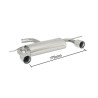 Silencieux arrière Ragazzon pour VOLKSWAGEN Golf VI (10/2008 - 11/2012) 50.0252.06 / Scirocco (13) (08/2008