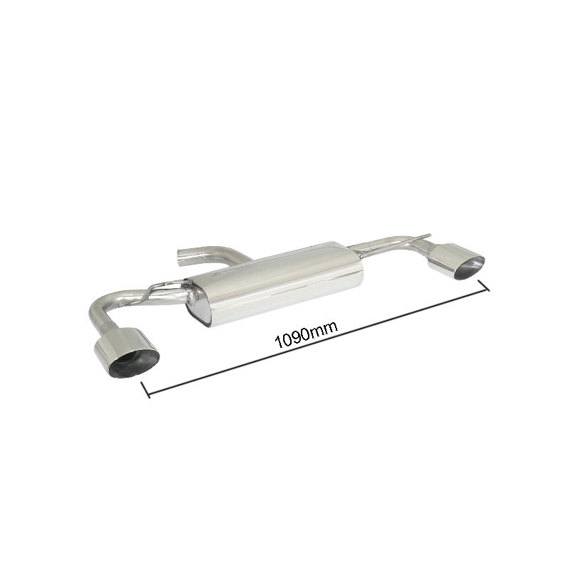 Silencieux arrière Ragazzon pour VOLKSWAGEN Scirocco (13) (08/2008 - Aujourd'hui) 50.0281.12