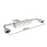 Silencieux arrière Ragazzon pour VOLKSWAGEN Scirocco (13) (08/2008 - Aujourd'hui) 50.0281.12