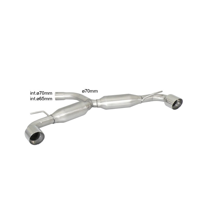 Silencieux arrière Ragazzon pour VOLKSWAGEN Golf VI (10/2008 - 11/2012) 58.0585.61