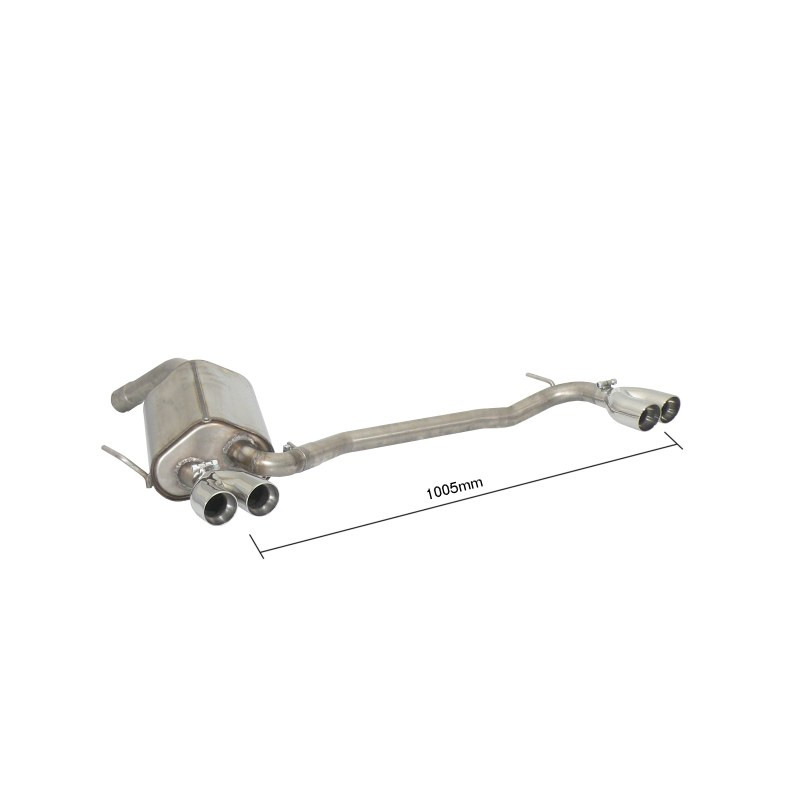Silencieux arrière Ragazzon pour ALFA ROMEO 156 Facelift (04/2003 - 11/2006) 50.0306.56