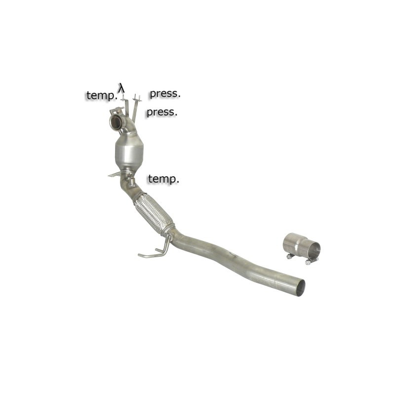Remplacement FAP Ragazzon pour VOLKSWAGEN Passat B6 Berline (3C) (03/2005 - 07/2010) 54.0235.01 / CC (05/2008