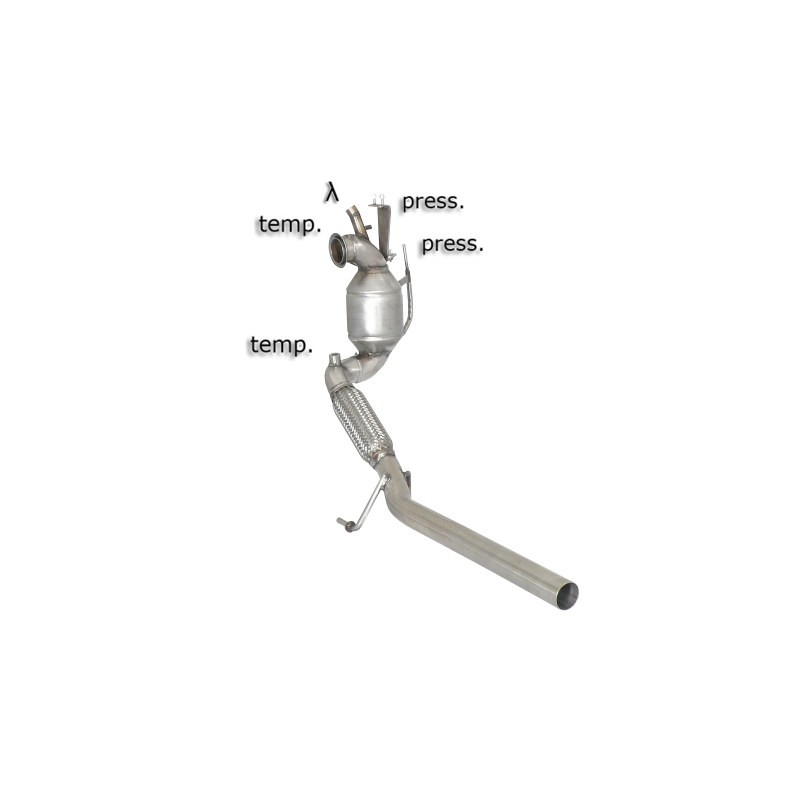 Remplacement FAP Ragazzon pour AUDI A1 (05/2010 - Aujourd'hui) 54.0243.01 / AUDI A1 Sportback (09/2011