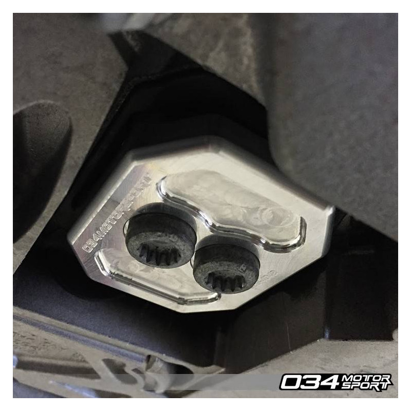 Insert de support de transmission 034Motorsport aluminium pour Audi