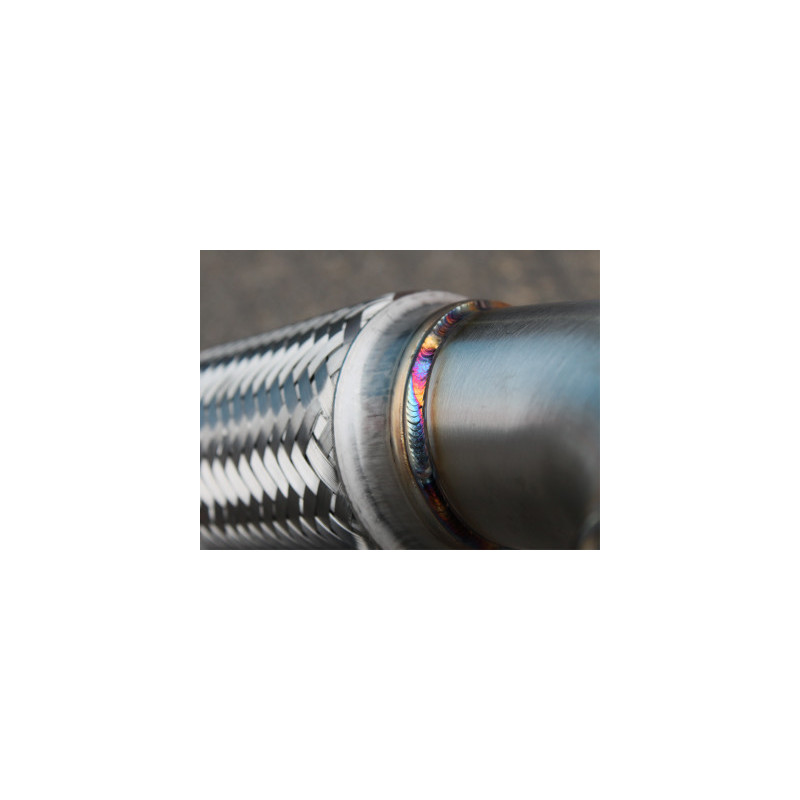 Darkside 2.5" inox Downpipe décata pour Mk5 plateforme 1.9 TDI avec GT1749V turbo