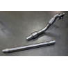 Darkside 3" inox Downpipe décata gros diamètre pour FWD Mk5 / Mk6 Golf 2.0 T FSI / TSI plateforme