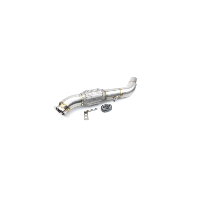 Darkside BMW 123D N47S moteur 3" inox Downpipe suppression FAP