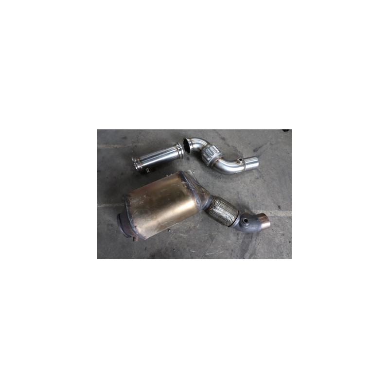 Darkside BMW F Série N57 / N57N / N57Z moteur 3" Downpipe suppression FAP (Euro 6)