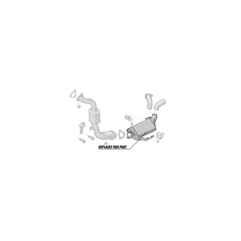 Darkside 2.5" inox Downpipe suppression FAP pour VW Touareg et Audi Q7