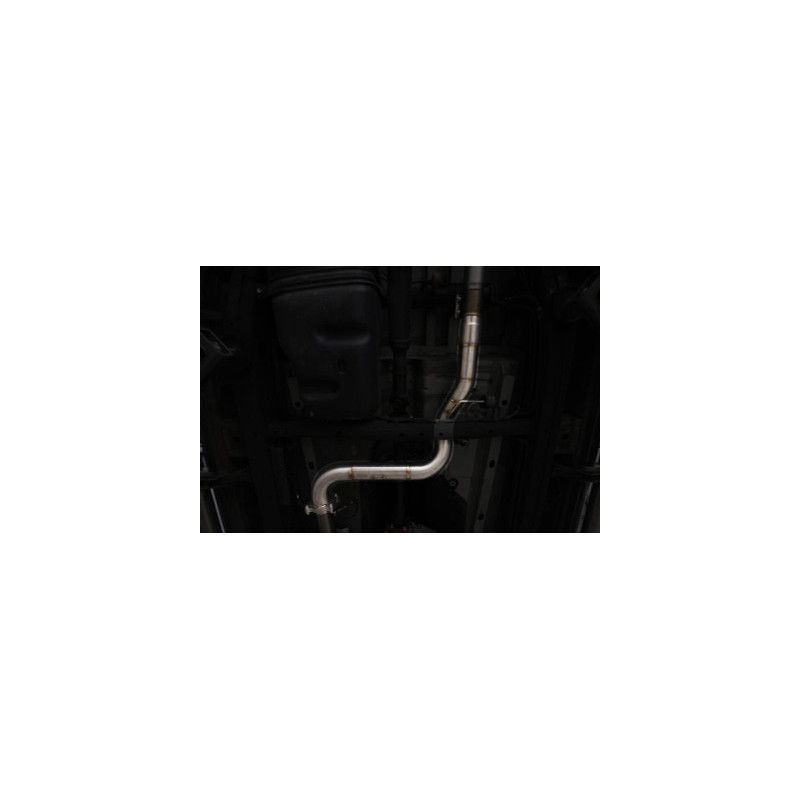 Darkside 3" secondaire Downpipe décata pour VW Amarok 3.0 TDI V6
