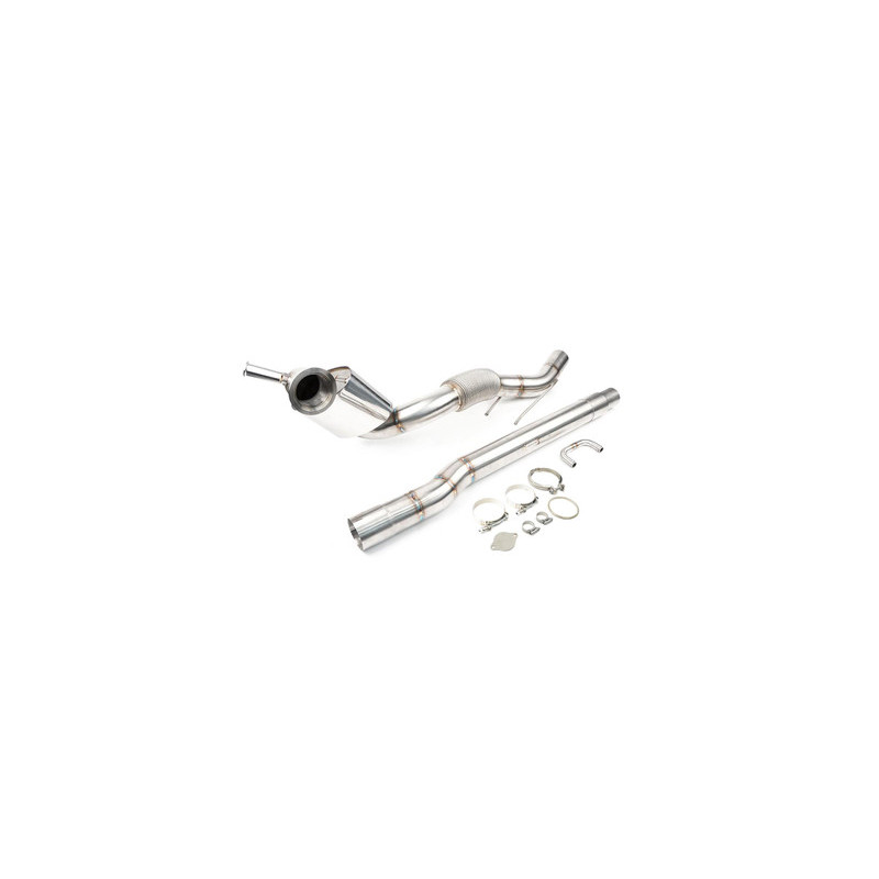 Darkside VW Passat CUAA 2.0 Bi-Turbo Downpipe suppression FAP et catalyseur