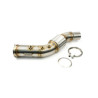 Darkside BMW N57 / N57N / N57Z 3.5" Downpipe suppression FAP - tube droit