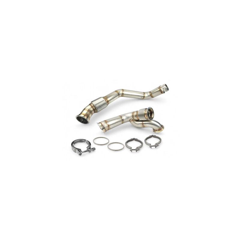 Darkside Suppression FAP et catalyseur 3.5" Downpipe pour Porsche Panamera (971) 4.0 TDI DBUC