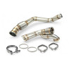 Darkside Suppression FAP et catalyseur 3.5" Downpipe pour Porsche Panamera (971) 4.0 TDI DBUC