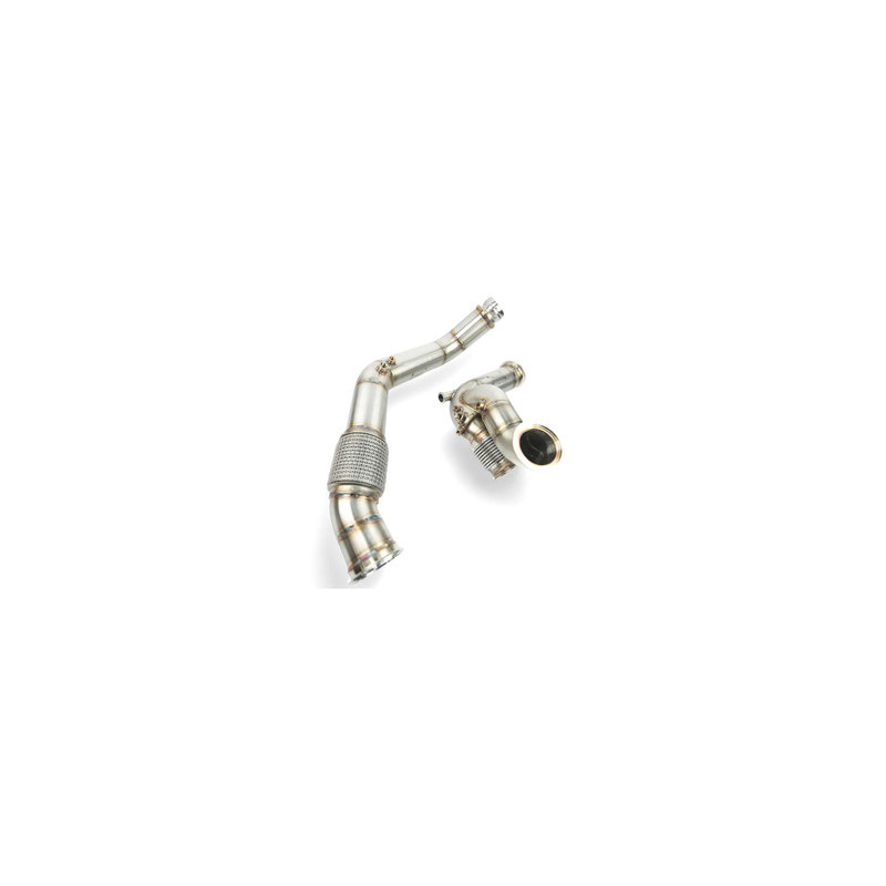 Darkside Suppression FAP et catalyseur 3.5" Downpipe pour Porsche Panamera (971) 4.0 TDI DBUC