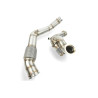 Darkside Suppression FAP et catalyseur 3.5" Downpipe pour Porsche Panamera (971) 4.0 TDI DBUC