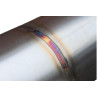 Darkside 2.5" inox Downpipe décata pour VNT 1.9 TDI Caddy Mk2, Mk2 & Mk3 Golf