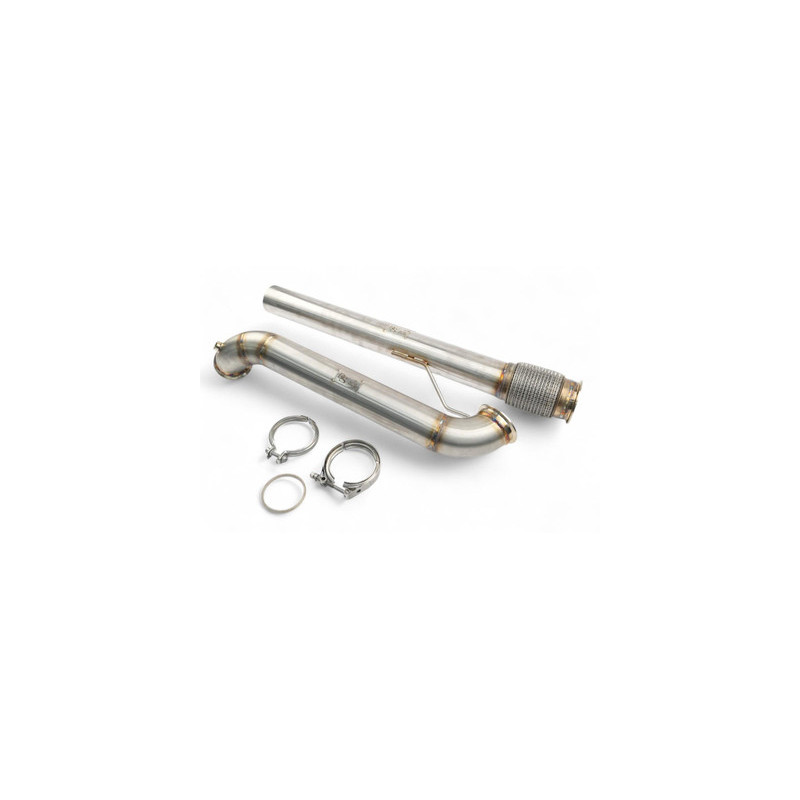 Darkside Amarok V6 3.0 TDI 3.5" DPF / Suppression catalyseur downpipe course - (pour raccordement ligne perso uniquement)