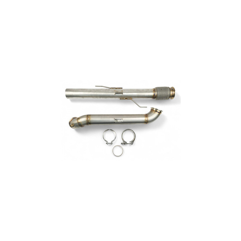 Darkside Amarok V6 3.0 TDI 3.5" DPF / Suppression catalyseur downpipe course - (pour raccordement ligne perso uniquement)