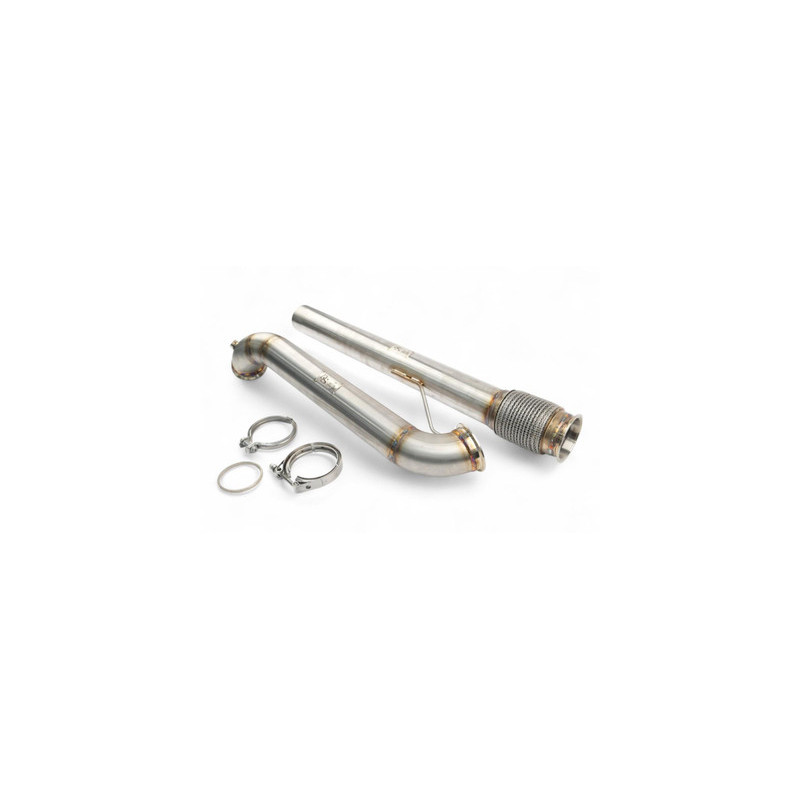 Darkside Amarok V6 3.0 TDI 3.5" DPF / Suppression catalyseur downpipe course - (pour raccordement ligne perso uniquement)