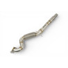 Darkside 2.5" inox Downpipe décata pour Audi A2 1.4 TDI AMF