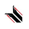 APR Sideburn Sticker-Black/Red
