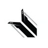 APR Sideburn Sticker-Black/Sil
