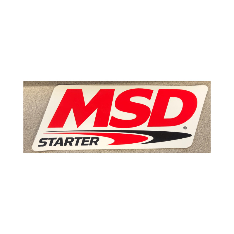 Decal, Contingency, MSD DF Starter, 9"x3