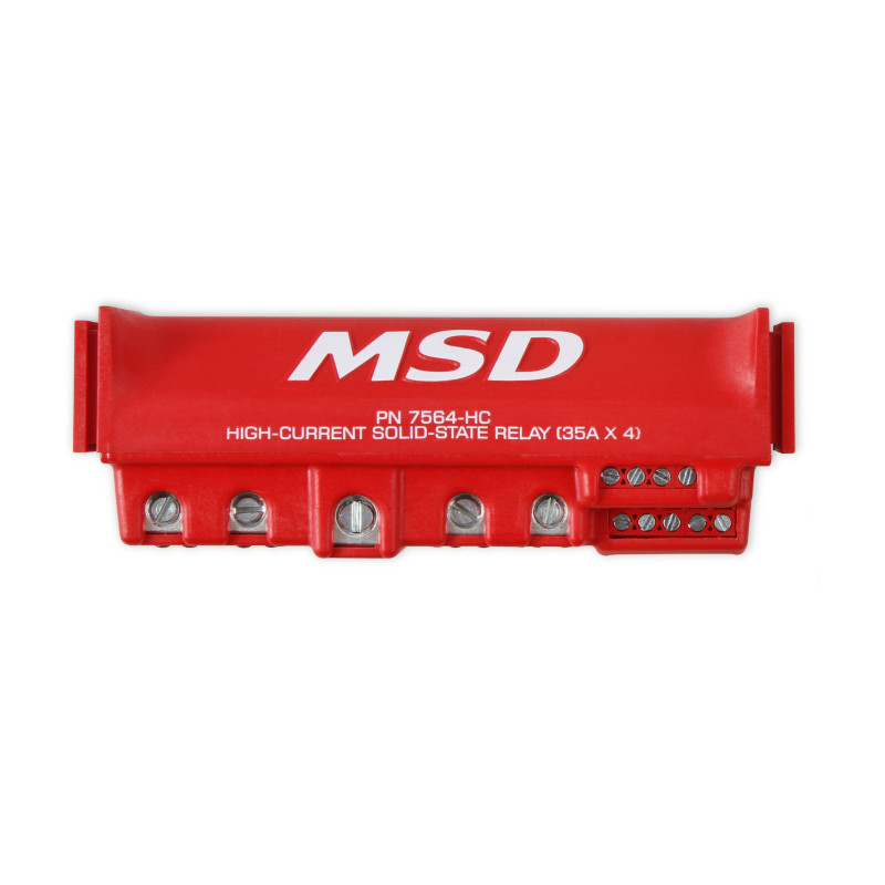 High-Current Solid State Relay 35AX4, Red