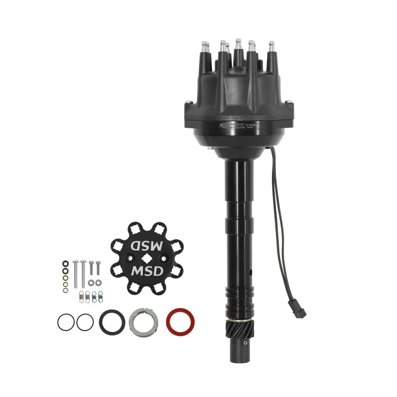 MSD Distributore Nero, Chevy V8, SmallCapbase