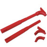 Pro Stock Hemi Tubes, Rosso, 8 pz