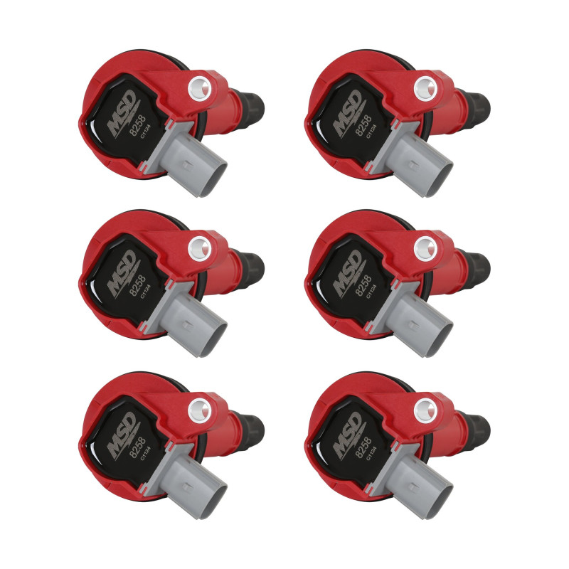Zündspule,Rot,FORD ECO-BOOST 3.5L V6, 6er-P