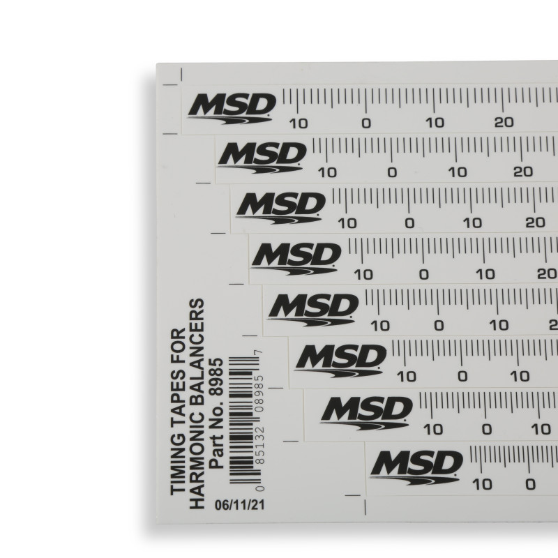 TIMING TAPES FOR HARMONIC BALANCERS