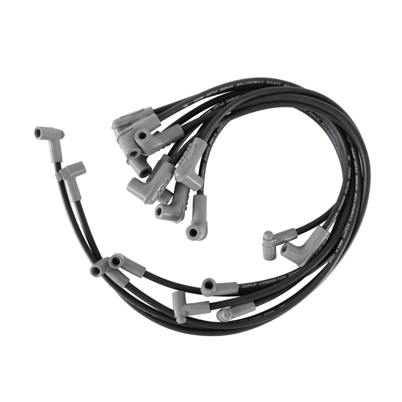 Juego de cables, Negro, SB Chevy con distribuidor L.P.