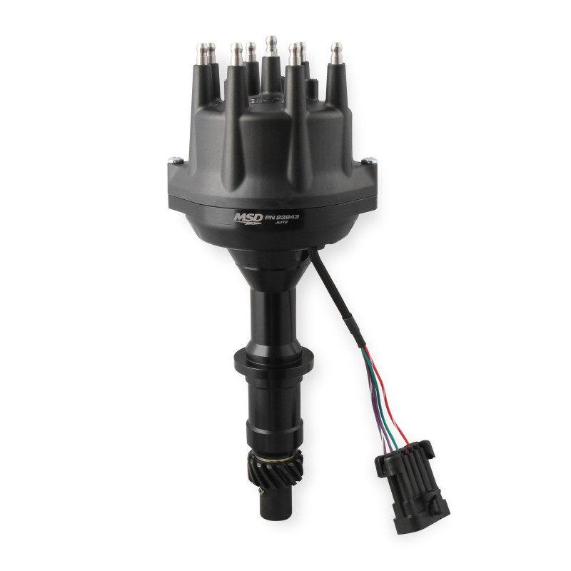 Distributor, Black, Dual Sync, Pontiac V8