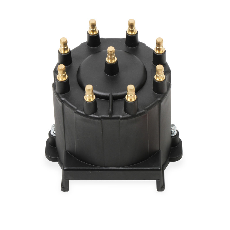 Black Dist Cap,GM HEI,Late Model, Ext Coil