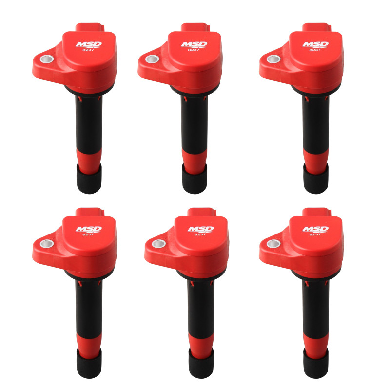 Bobina, 99-10 Honda/Acura V6, 6Pk, Rosso