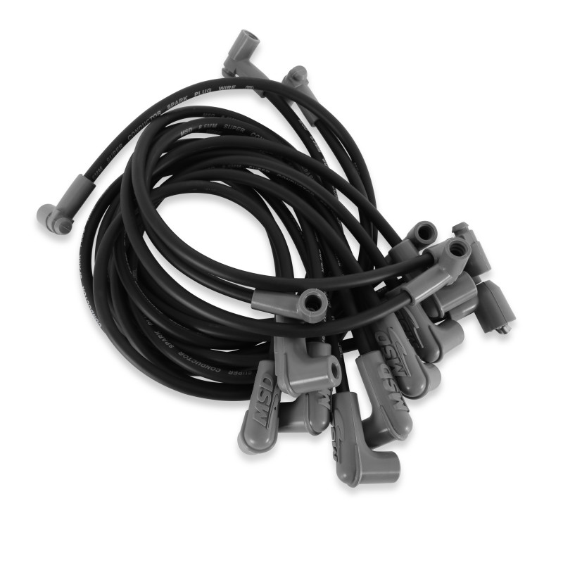 WIRE SET, SC BLK, BB CHEVY W/HEI TWR CAP