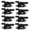 Coils, Blk, Round, '14 & up GM V8, 8-pk